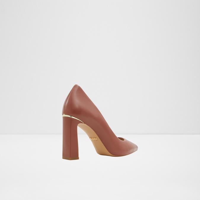 Seirith Women's Rust Block Heel Shoes image number 1