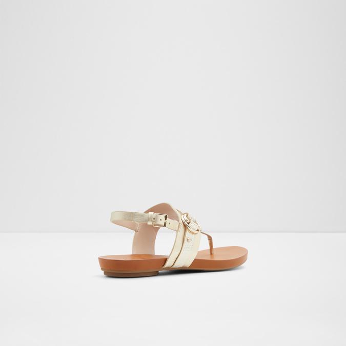 Pandra Women's Champange Flat Sandals image number 1