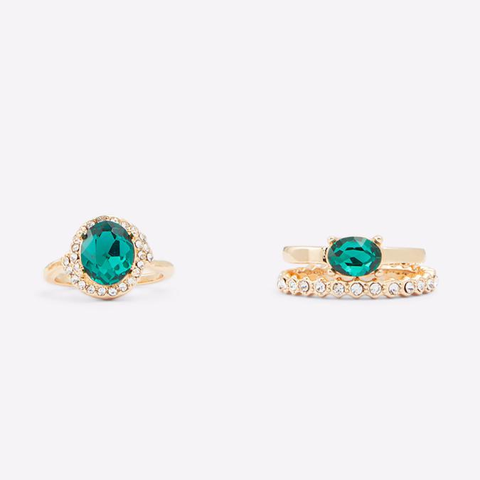 Crohatlan Women's Dark Green Ring image number 2