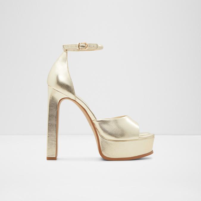 Milena Women's Gold Block Heel Sandal image number 0